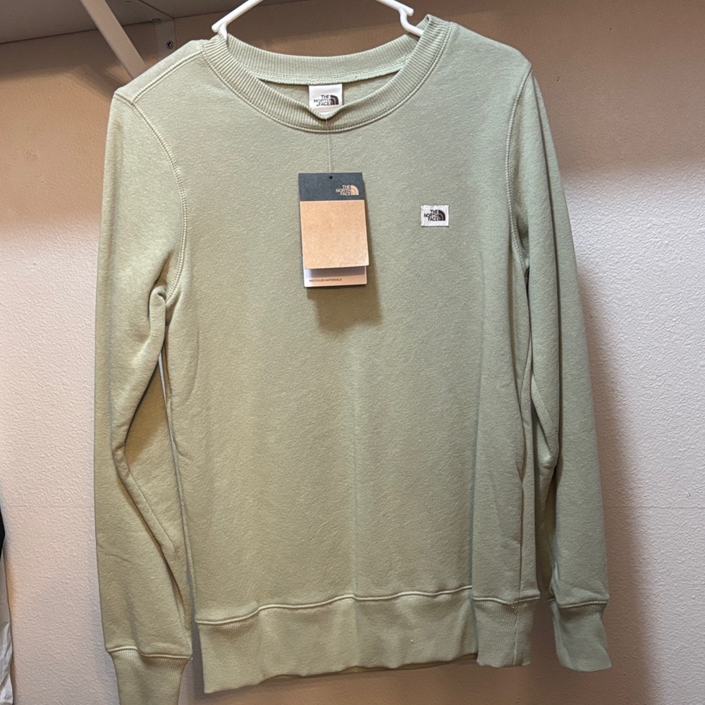 The North Face Women's Light Green Crewneck Sweater